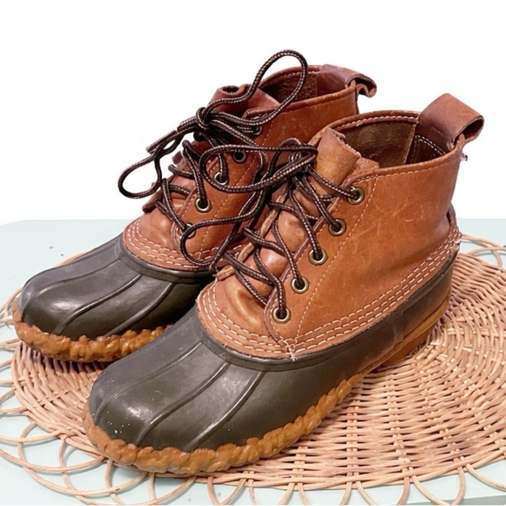 Vintage 80s L.L. Bean Duck Boots Made in USA Women’s Size 5 Fits 6-6.5